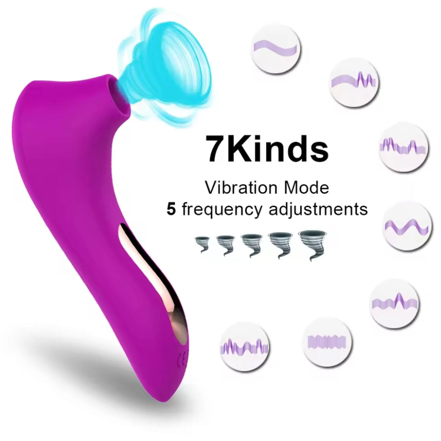 Mini Vibromasseur - Stimulation Point G & Clitoridienne